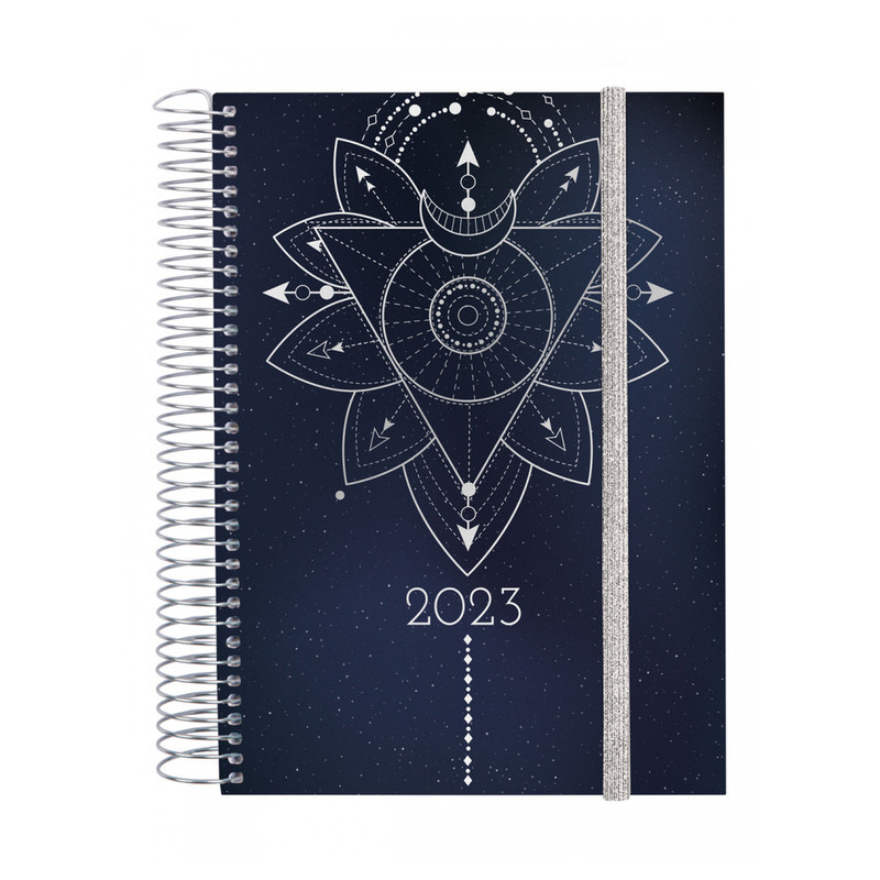 AGENDA ANUAL DESIGN COL.E10 1DP 2023 MOON+ E10 - 155*212 742312423 FINOCAM23