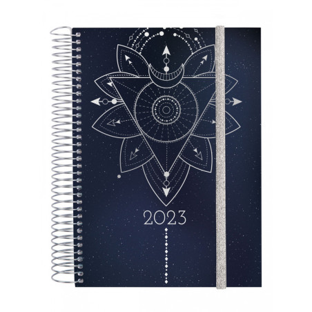 AGENDA ANUAL DESIGN COL.E10 1DP 2023 MOON+ E10 - 155*212 742312423 FINOCAM23