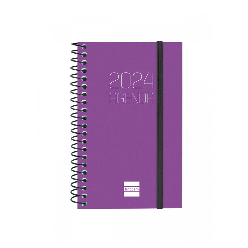 AGENDA ANUAL FINOCAM24 OPAQUE E3 SVH 2024 MORADO+ E3 79*127 742712724