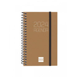 AGENDA ANUAL FINOCAM24 OPAQUE E3 SVH 2024 MARRON+ E3 79*127 742714024