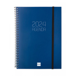 AGENDA ANUAL FINOCAM24 OPAQUE E10 SVV 2024 AZUL+ E10 155*212 742771024