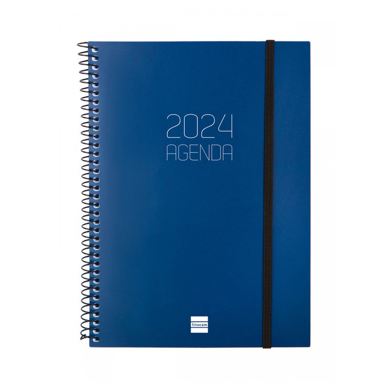 AGENDA ANUAL FINOCAM24 OPAQUE E10 SVV 2024 AZUL+ E10 155*212 742771024
