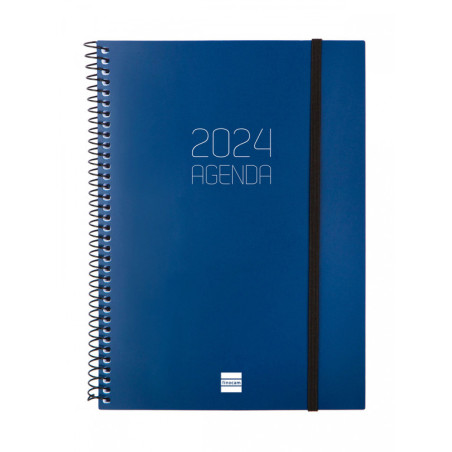 AGENDA ANUAL FINOCAM24 OPAQUE E10 SVV 2024 AZUL+ E10 155*212 742771024