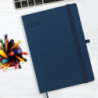 AGENDA ENCUADERNADA ANUAL TEXTURA MA5 SVV 2022 AZUL+ FINOCAM22 882221022