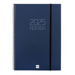AGENDA ANUAL FINOCAM25 OPAQUE E40 (210*297) SVH 2025 AZUL+ 742781025