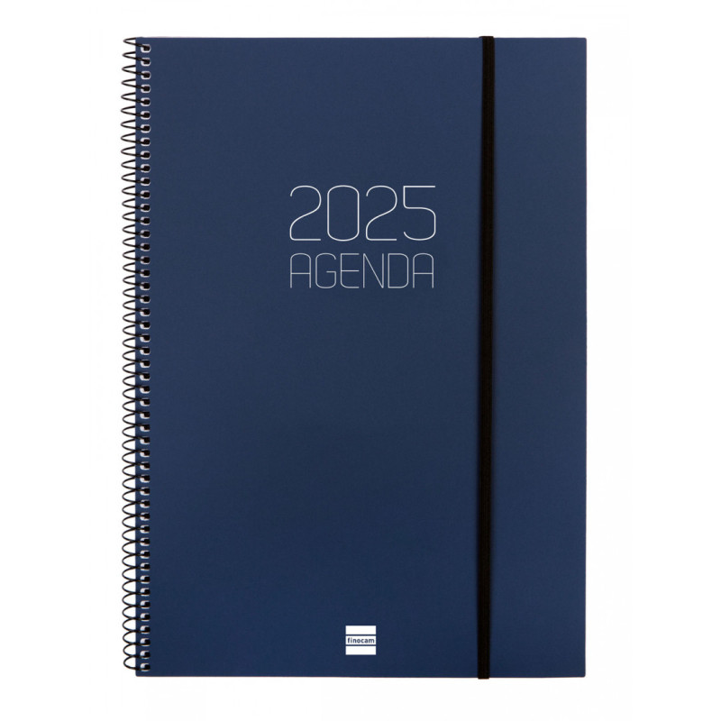 AGENDA ANUAL FINOCAM25 OPAQUE E40 (210*297) SVH 2025 AZUL+ 742781025