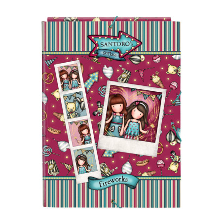 CARPETA FOLIO 3 SOLAPAS GORJUSS™ FAIRGROUND "FIREWORKS" SAFTA23 ENERO 522218068