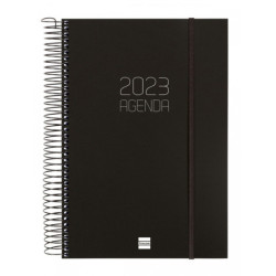 AGENDA ANUAL OPAQUE E11 1DP 2023 NEGRO+ E11 -  165*242 742876023 FINOCAM23