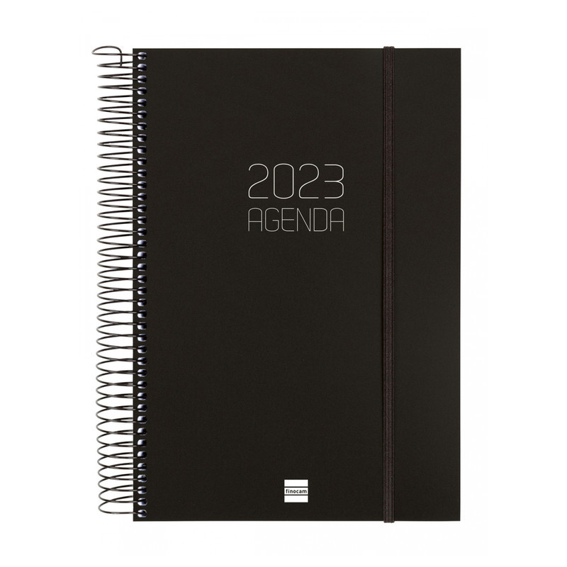 AGENDA ANUAL OPAQUE E11 1DP 2023 NEGRO+ E11 -  165*242 742876023 FINOCAM23