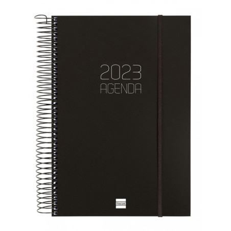 AGENDA ANUAL OPAQUE E11 1DP 2023 NEGRO+ E11 -  165*242 742876023 FINOCAM23