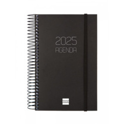 AGENDA ANUAL FINOCAM25 OPAQUE E5 (117*181) 1DP 2025 NEGRO+ 742906025