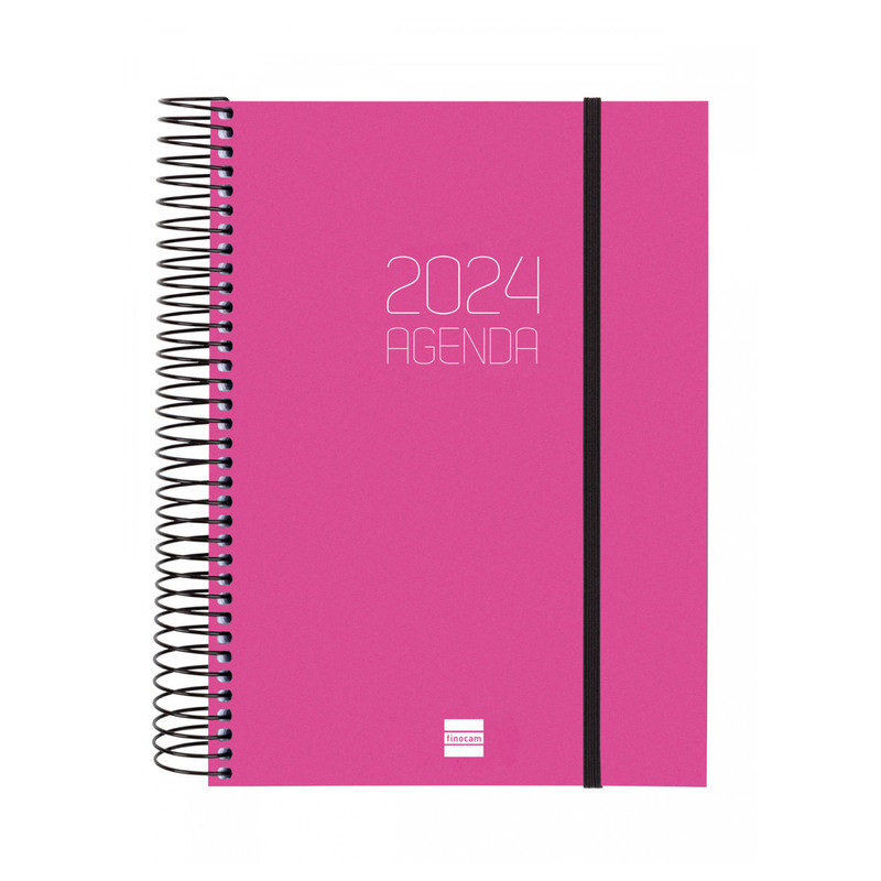 AGENDA ANUAL FINOCAM24 OPAQUE E10 1DP 2024 ROSA+ E10 155*212 742914524