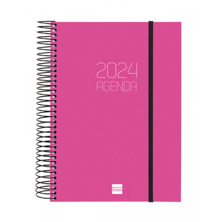 AGENDA ANUAL FINOCAM24 OPAQUE E10 1DP 2024 ROSA+ E10 155*212 742914524