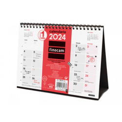 CALENDARIO ANUAL FINOCAM24 SOBREMESA ESCRIBIR S 2024+ S 210*150 780100024