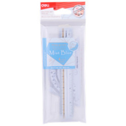 REGLA JUEGO METAL DELI MINI 15CM 4 PZAS 2 COLORES SURTIDOS EG02404 UNIDAD