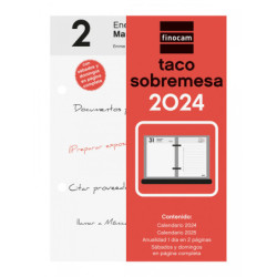 CALENDARIO ANUAL FINOCAM24 TACO SOBREMESA 2024+ 85*120 780280024