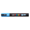 MARCADOR UNI-BALL POSCA PC-5M PUNTA REDONDA 1,8-2,5MM AZUL CLARO -8-