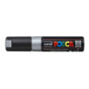 MARCADOR UNI-BALL POSCA PC-8K BISEL GRUESO 8MM PLATA -26-