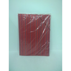 CARPETA SEPARADORA FL PLASTICO PRYSE DENIM ROJO ^