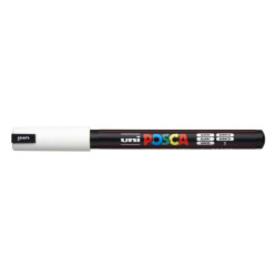 MARCADOR UNI-BALL POSCA PC-1MR PUNTA EXTRA FINA 0,7MM BLANCO -1- 089789000