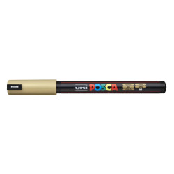 MARCADOR UNI-BALL POSCA PC-1MR PUNTA EXTRA FINA 0,7MM ORO -25-