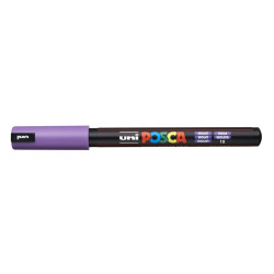 MARCADOR UNI-BALL POSCA PC-1MR PUNTA EXTRA FINA 0,7MM VIOLETA -12-