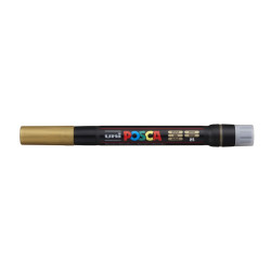 MARCADOR UNI-BALL POSCA PCF-350 PUNTA PINCEL ORO -25-