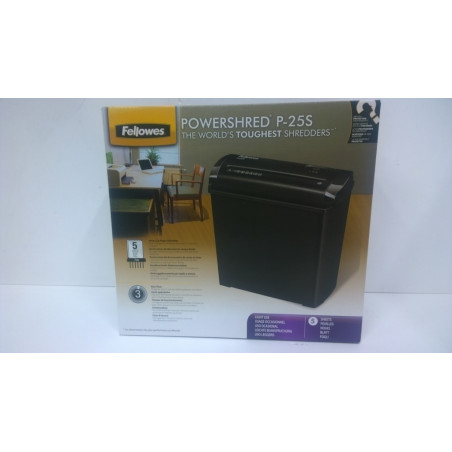 DESTRUCTORA FELLOWES P-25S TIRAS 7MM 5 HOJAS