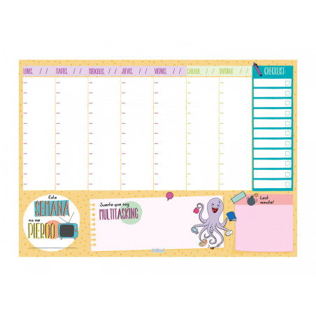 PLANIFICADOR ESCOLAR FINOCAM22 PLANIFICADOR TALKUAL SEM.NO-FECH.A4 PRO+ A4 - 210X297 7863100