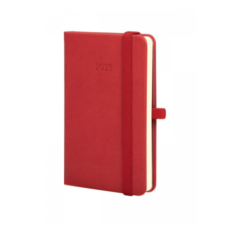 AGENDA ANUAL FINOCAM25 TEXTURA M2 (82*127) SVH 2025 ROJO+ 881723025