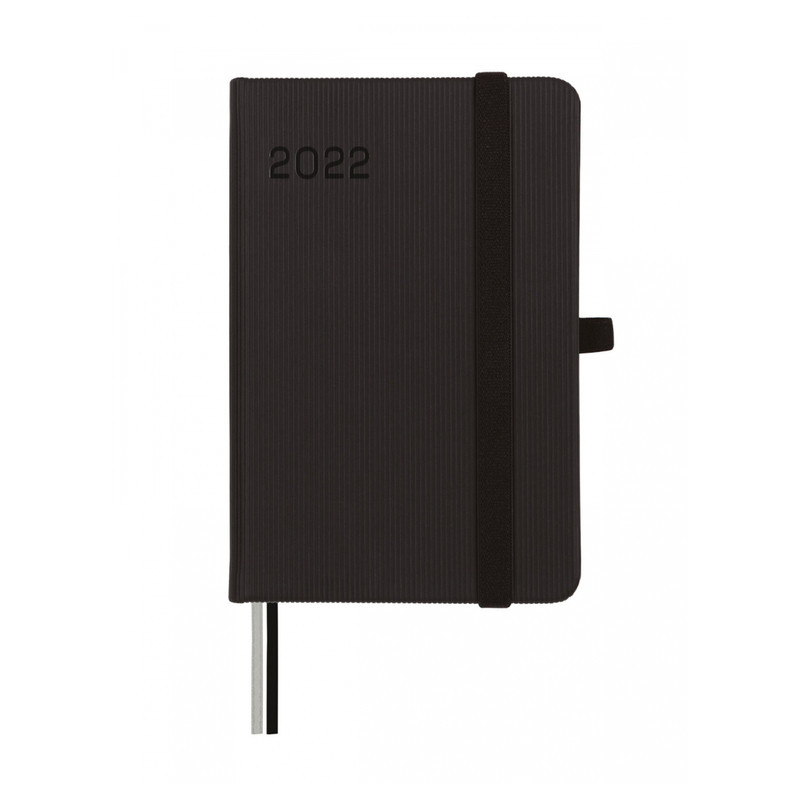 AGENDA ENCUADERNADA ANUAL TEXTURA M2 SV 2022 NEGRO+ FINOCAM22 881726022