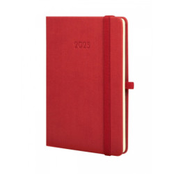 AGENDA ANUAL FINOCAM25 TEXTURA M4 (118*168) SVH 2025 ROJO+ 881743025
