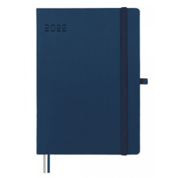 AGENDA ENCUADERNADA ANUAL TEXTURA MA5 SVV 2022 AZUL+ FINOCAM22 882221022