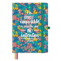 AGENDA ENCUADERNADA ANUAL DESIGN MA5 1DP 2022 IMPOSIBLE+ FINOCAM22 882343222