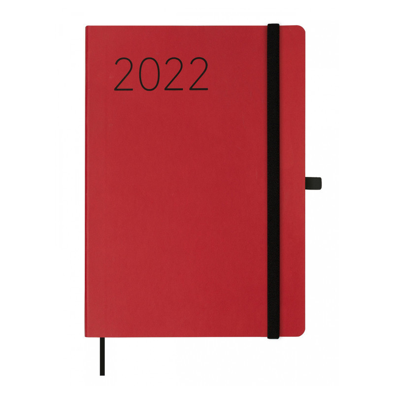 AGENDA ESPIRAL ANUAL LISA FA5 SVA 2022 ROJO+ FINOCAM22 883343022
