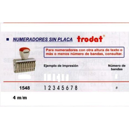 NUMERADOR  4 MM  8 BANDAS REF 1548 FRAMUN