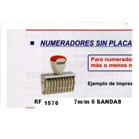 NUMERADOR  7 MM  6 BANDAS REF 1576 FRAMUN