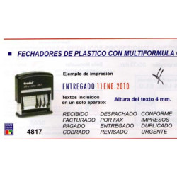 FECHADOR PRINTY 4817 P2 4MM FORMULA MULTIPLE FRAMUN