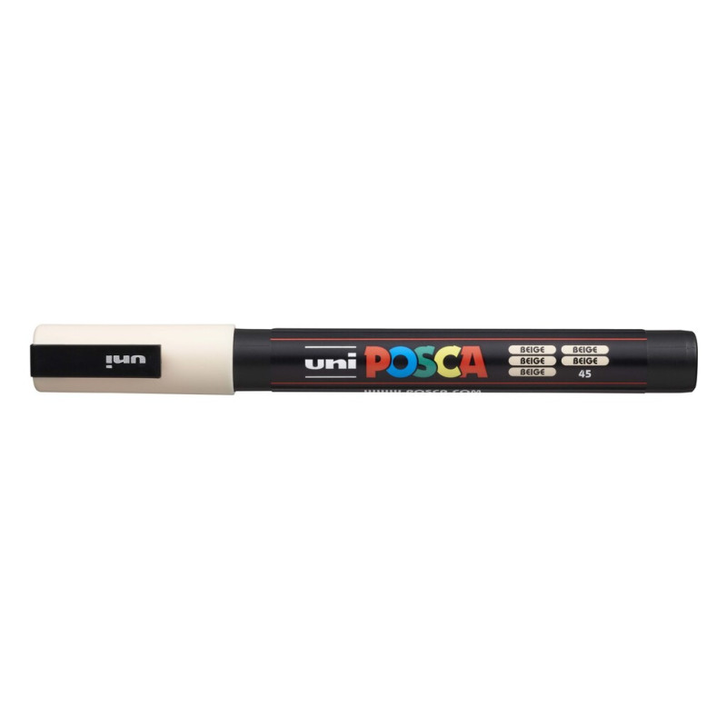 MARCADOR UNI-BALL POSCA PC-3M PUNTA REDONDA 0,9-1,3MM BEIGE -45-