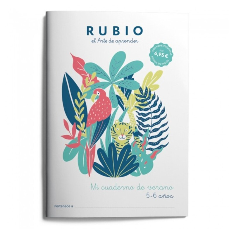RUBIO MI CUADERNO DE VERANO 5-6 AÑOS UNIDAD ISBN 9788417427672