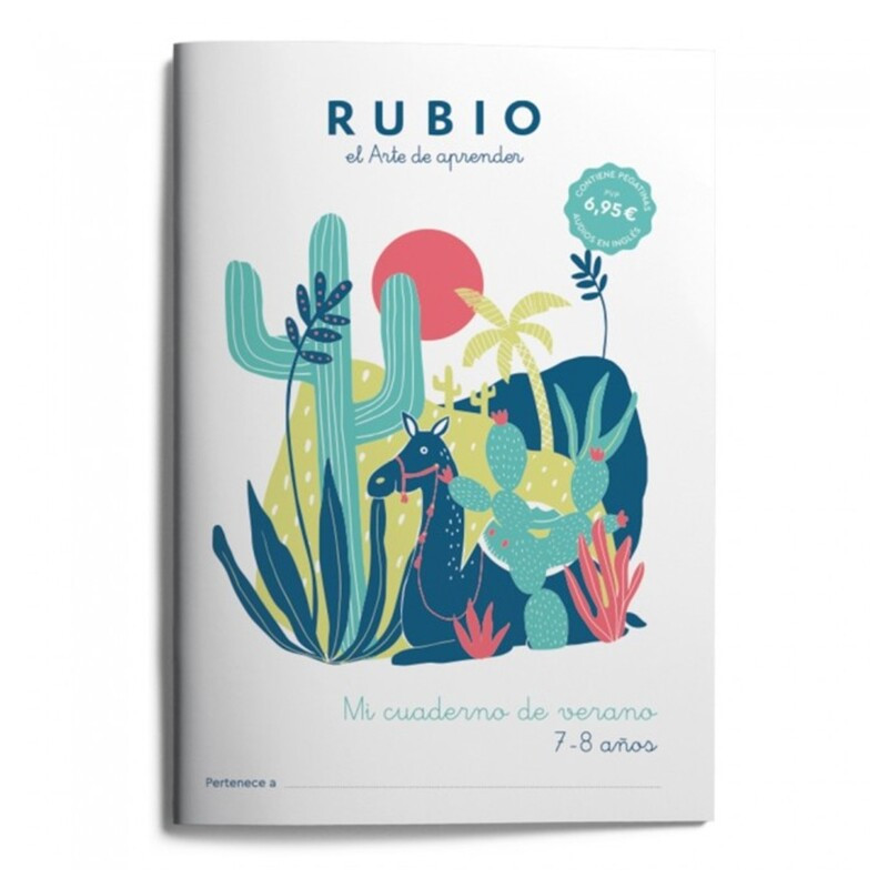 RUBIO MI CUADERNO DE VERANO 7-8 AÑOS UNIDAD ISBN 9788417427696