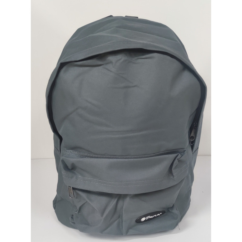 MOCHILA BASICA FAMA ESCOLAR 40CM GRIS 24584CZ
