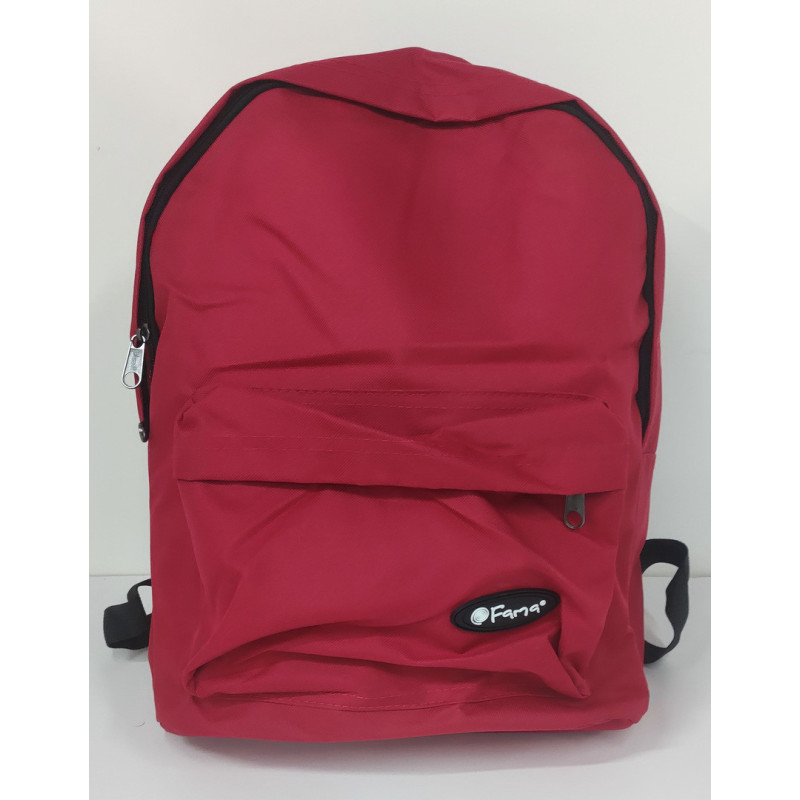 MOCHILA BASICA FAMA ESCOLAR 40CM ROJO 24584VM