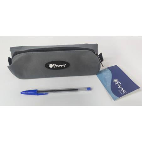 PORTATODO REDONDO SENCILLO FAMA ESCOLAR GRIS 24585CZ