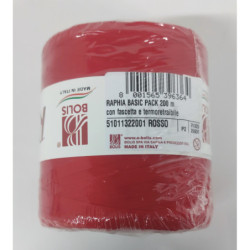 RAFIA SINTETICA FAMA 200M COLOR ROJO 51011322001