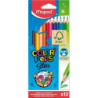 LAPICEROS COLOR COLOR'PEPS CJ.12UDS  MADERA FSC MAPED 183212FC
