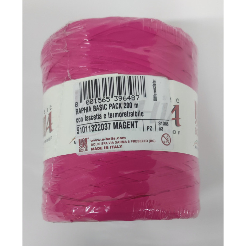 RAFIA SINTETICA FAMA 200M COLOR FUCSIA 551011322037