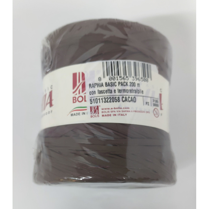 RAFIA SINTETICA FAMA 200M COLOR MARRON CACAO 551011322058