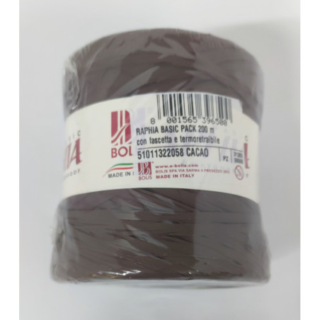 RAFIA SINTETICA FAMA 200M COLOR MARRON CACAO 551011322058