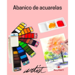 ACUARELA ALEX BOG ABANICO 25 COLORES PROFESSIONAL AB-0431